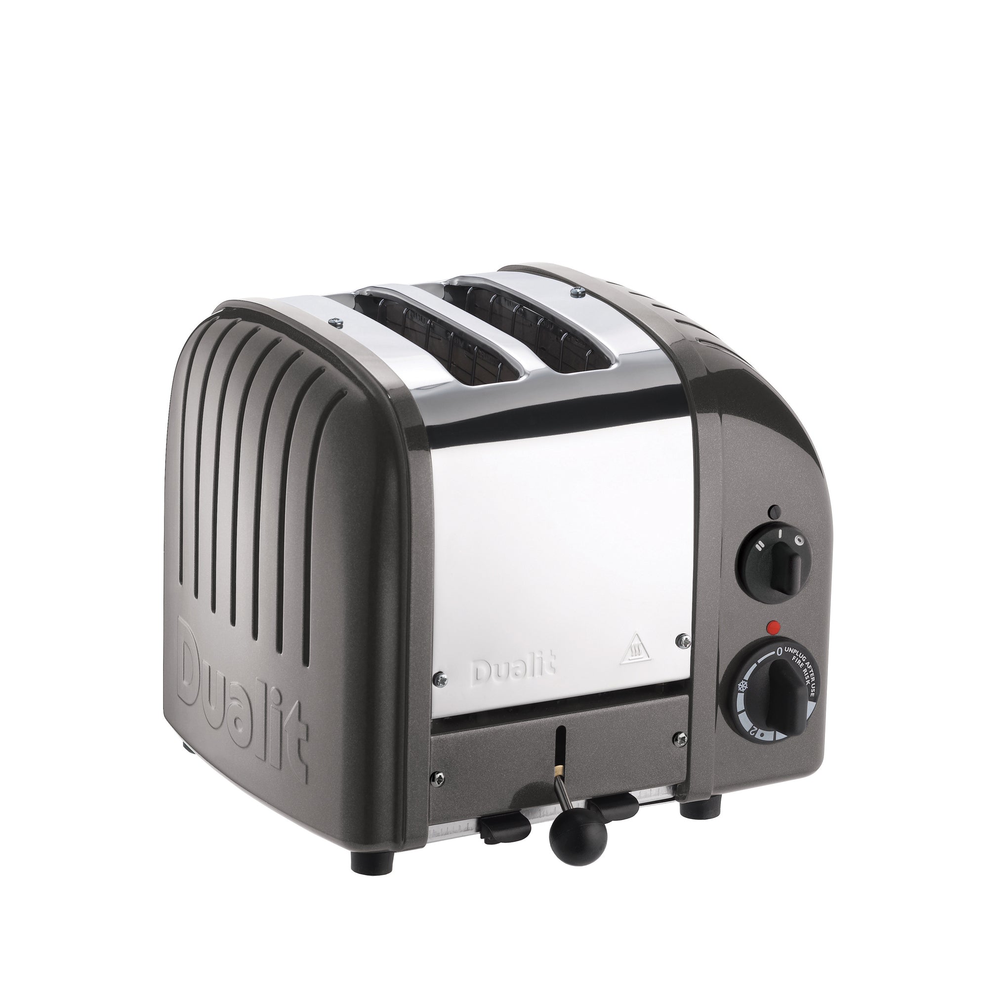 Dualit New Generation Classic 2 Slice Toaster in Metallic Charcoal