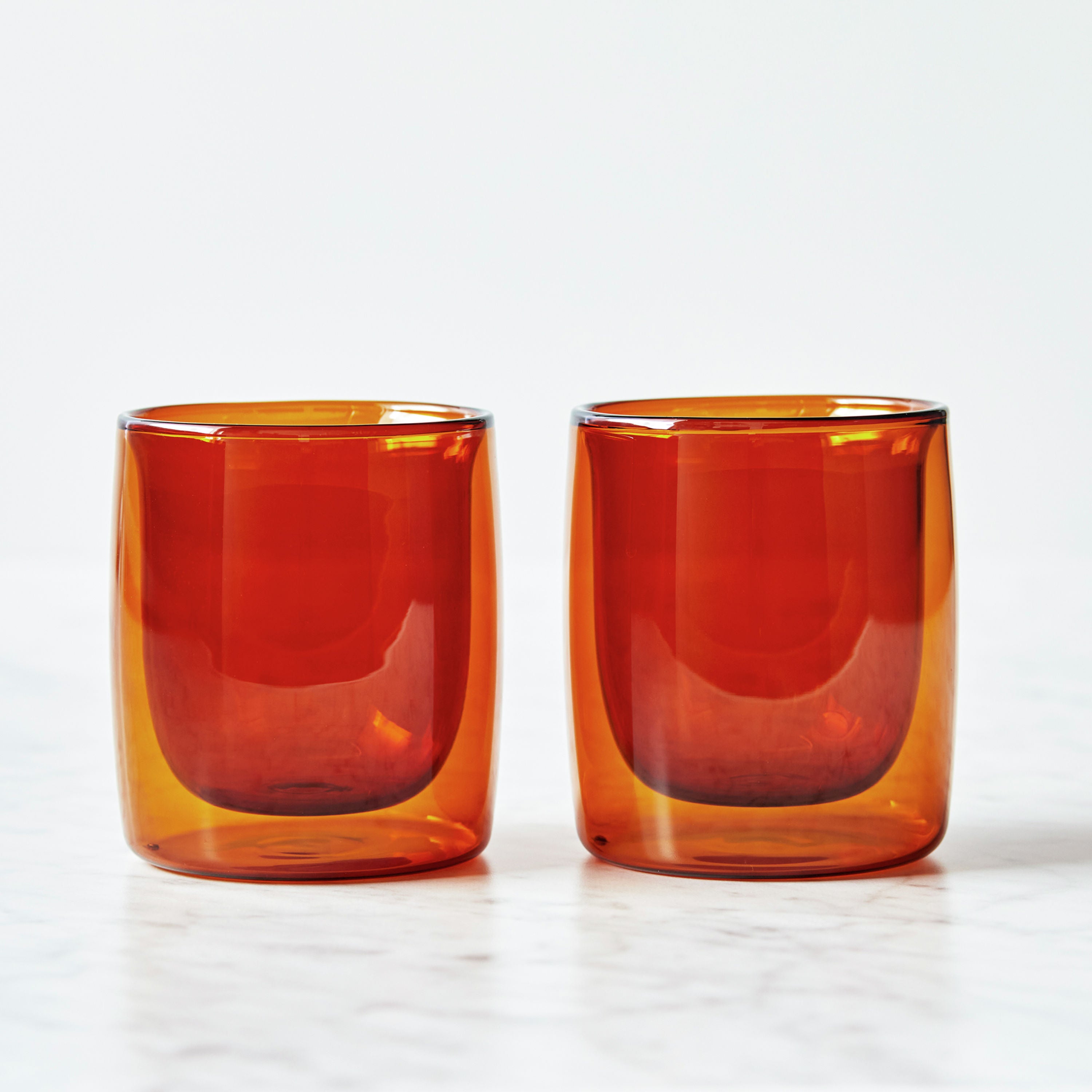 ZWILLING 2pc Tumbler Glass Set in Amber, Sorrento Double Wall Glasswar –  Premium Home Source