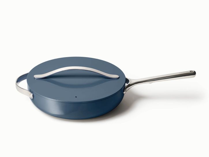 Caraway Home 4.5qt Saute Pan with Lid Navy