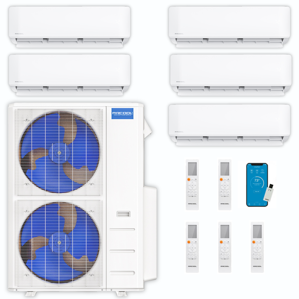 Mrcool Diy Five Zone Mini Splits Premium Home Source