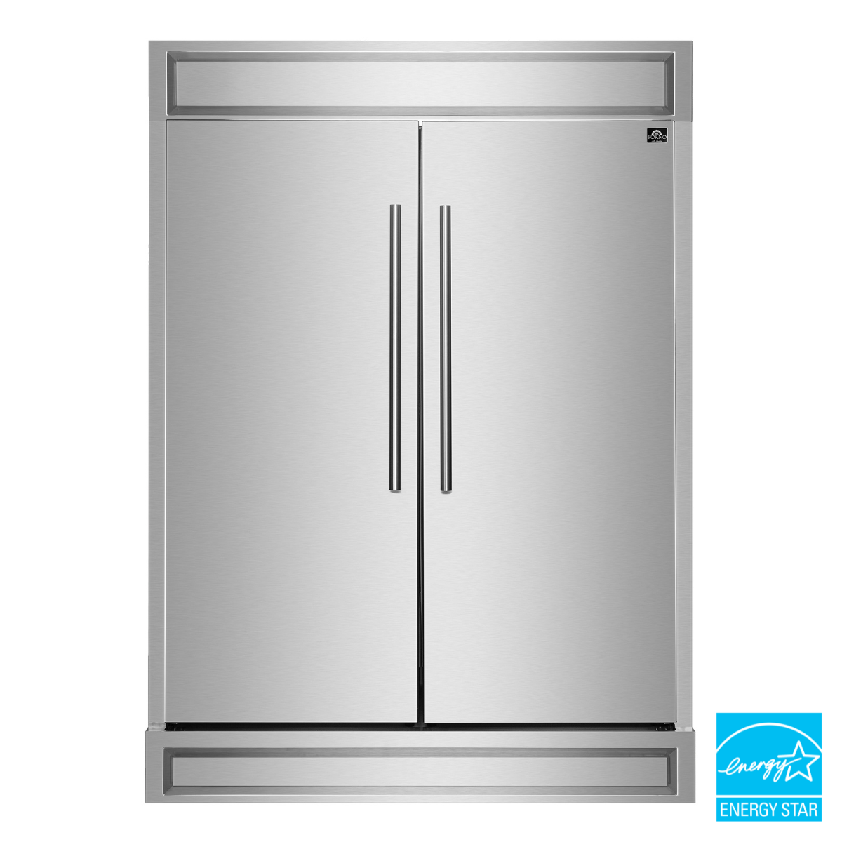 Forno 60 27.6 Cu. ft. Refrigerator & Freezer in Stainless Steel FFFFD1933-60S