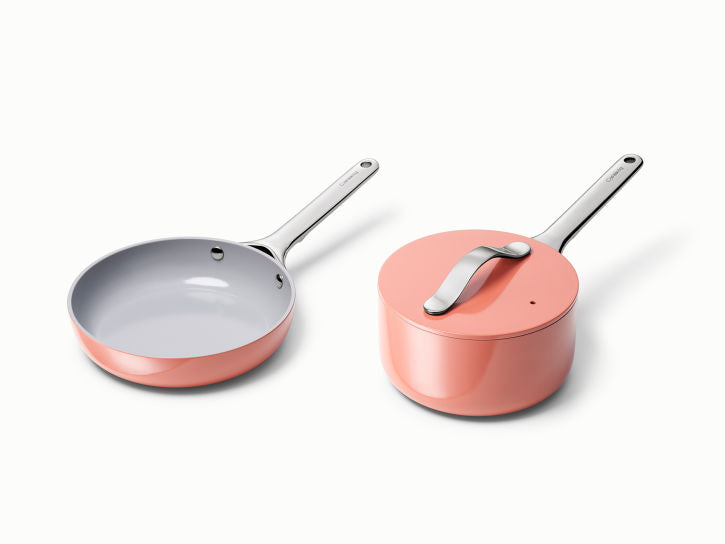 cookware in-the-pink  Cookware set, Pots and pans sets, Ceramic cookware  set