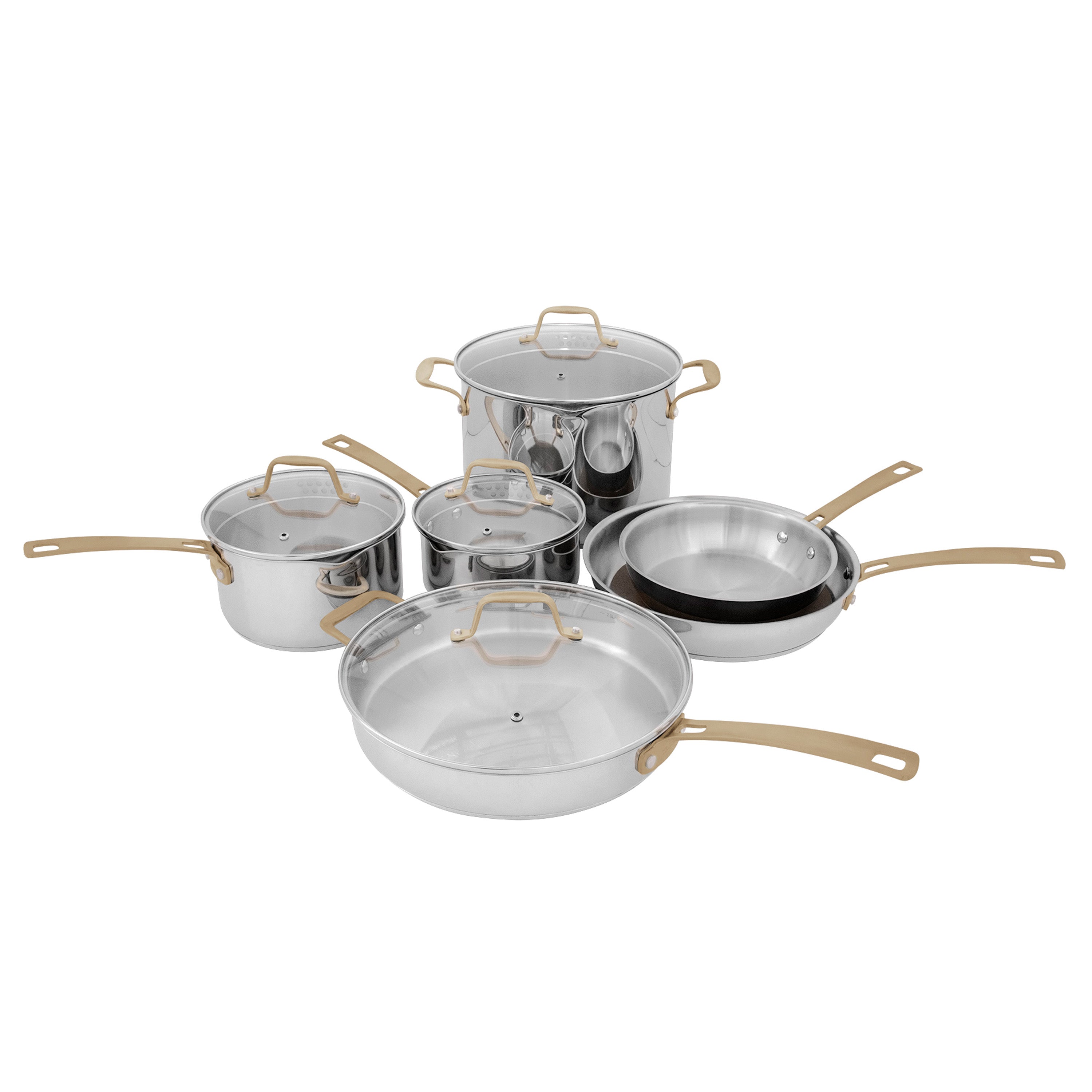 Caraway Mini Duo Cookware Set in White with Gold Handles – Premium Home  Source