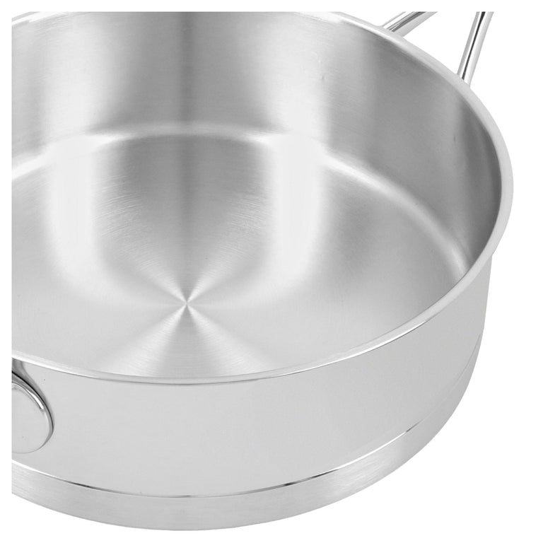 Demeyere Atlantis 5.1-qt Stainless Steel Saute Pan with Helper Handle