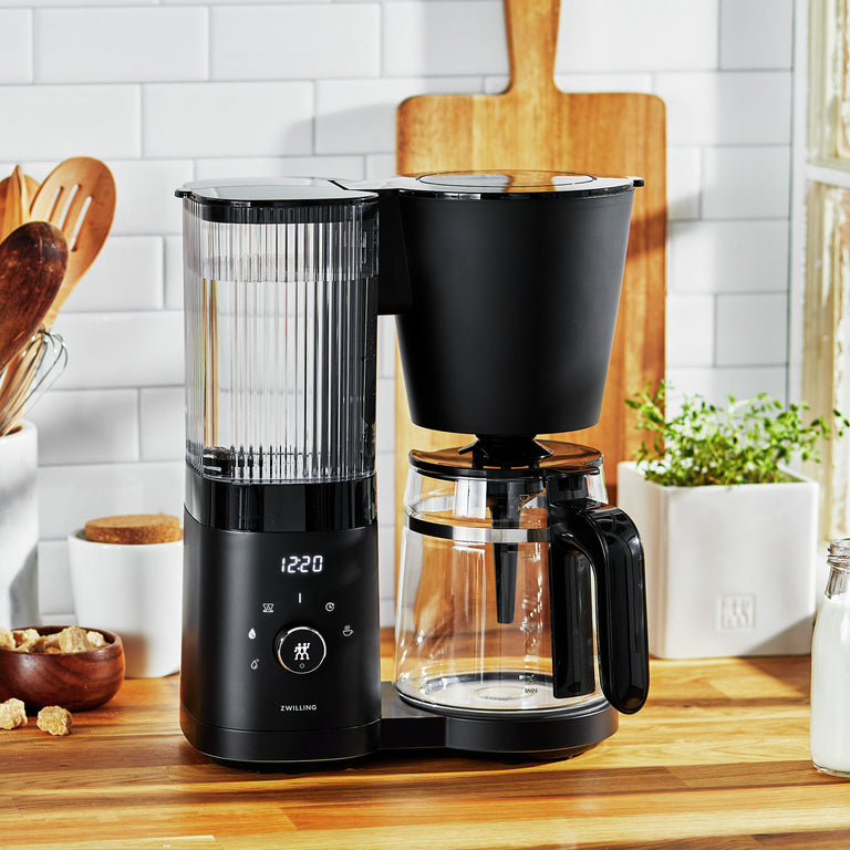 ZWILLING Thermal Drip Coffee Maker in Black, Enfinigy Series in