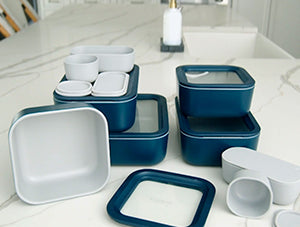 Caraway Food Storage Large Container Navy