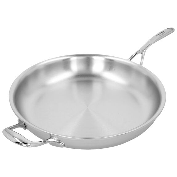 Demeyere Atlantis Proline 12.6 Stainless Steel Fry Pan with Helper Handle