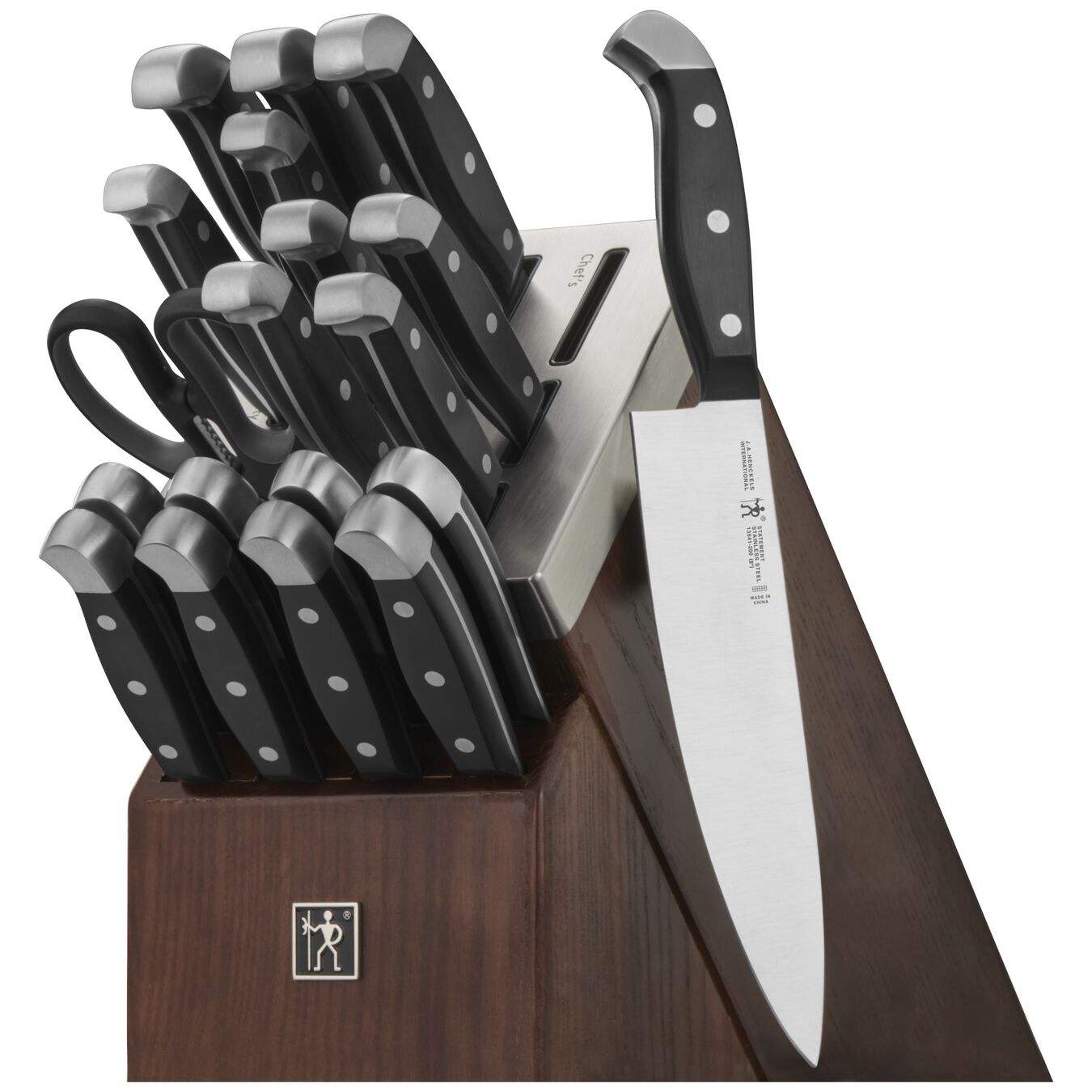 Henckels 20pc Self-Sharpening Knife Block Set, Solution Series – Premium  Home Source