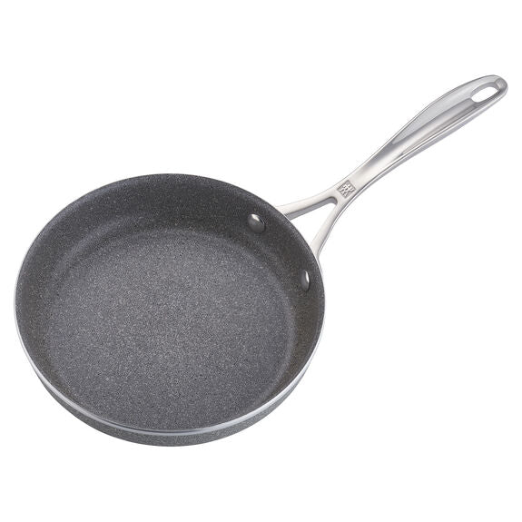 8 in. Aluminum Nonstick Frying Pan in Black