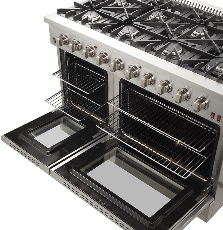 Viking gas range, hood and splash guard. - Ranges & Ovens