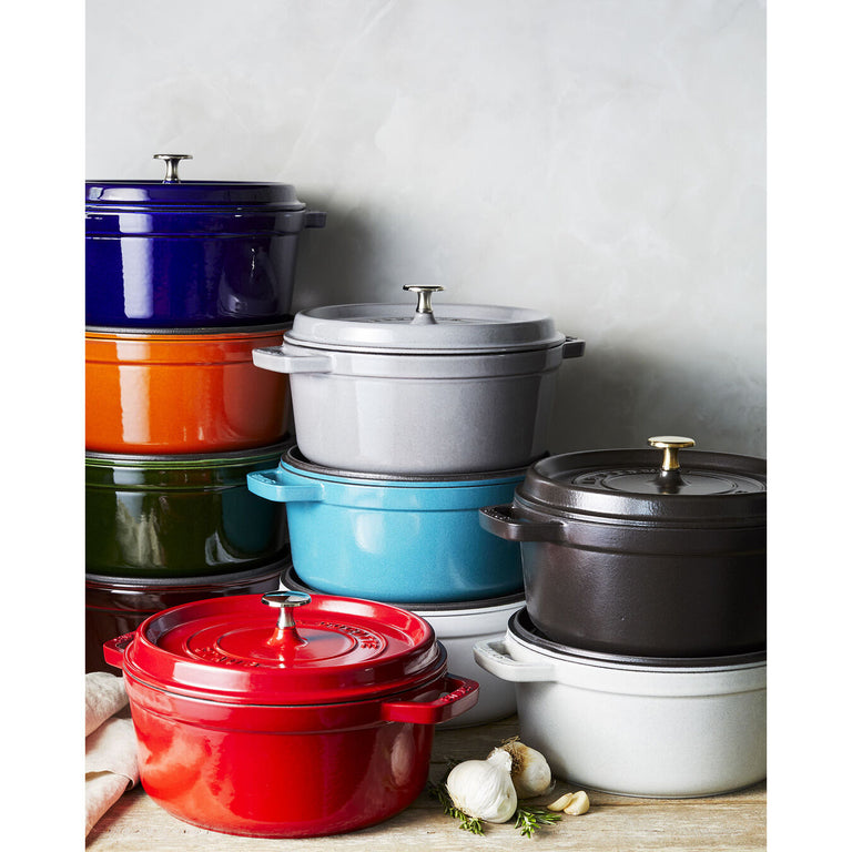 Staub 4-Qt Turquoise Round Cocotte + Reviews