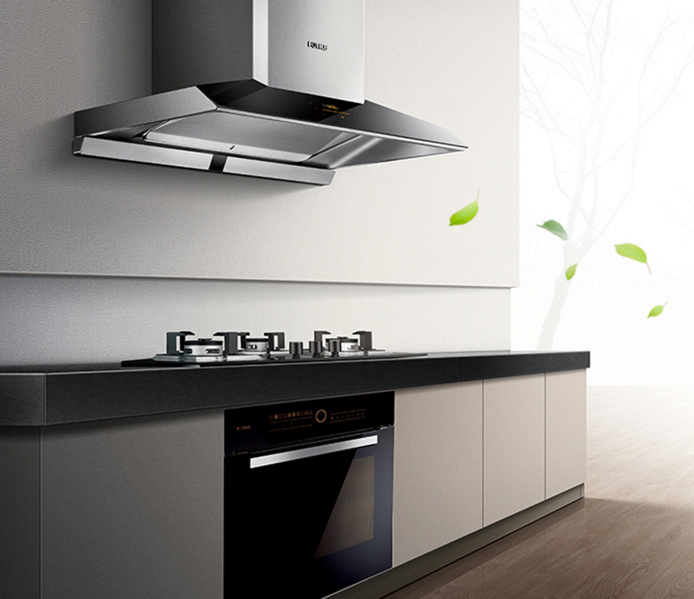 Fotile island range deals hood