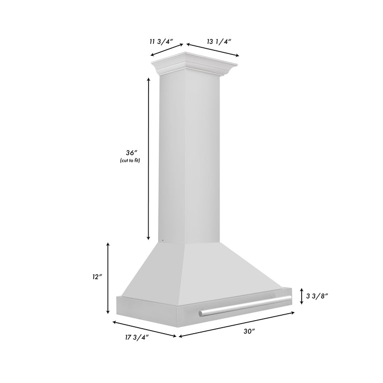 ZLINE KB 30 Wall Mount Range Hood in Stainless Steel