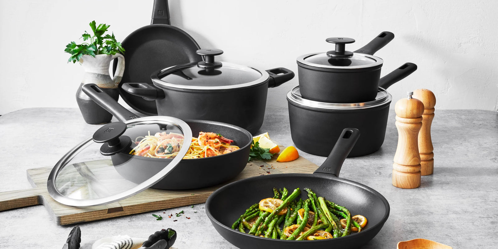 ZWILLING 10pc Aluminum Nonstick Cookware Set, Madura Plus Series – Premium  Home Source