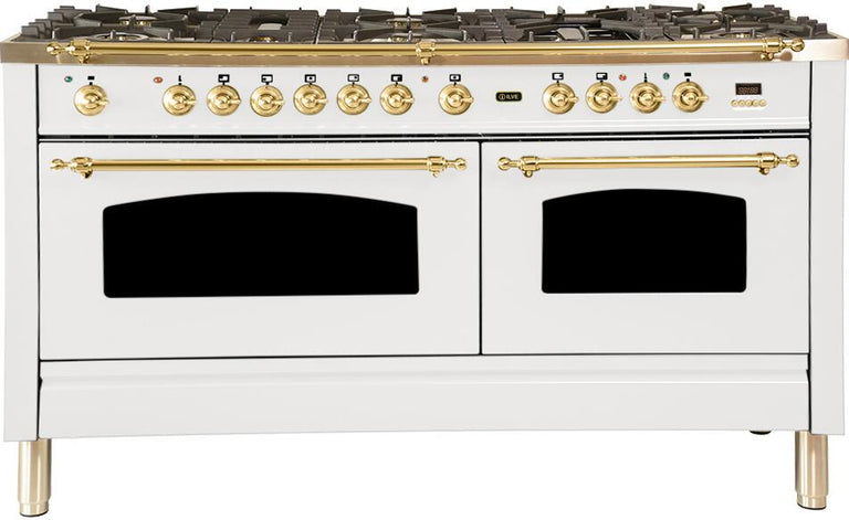 ILVE 60 in. Nostalgie Series Natural Gas Burner and Electric Oven