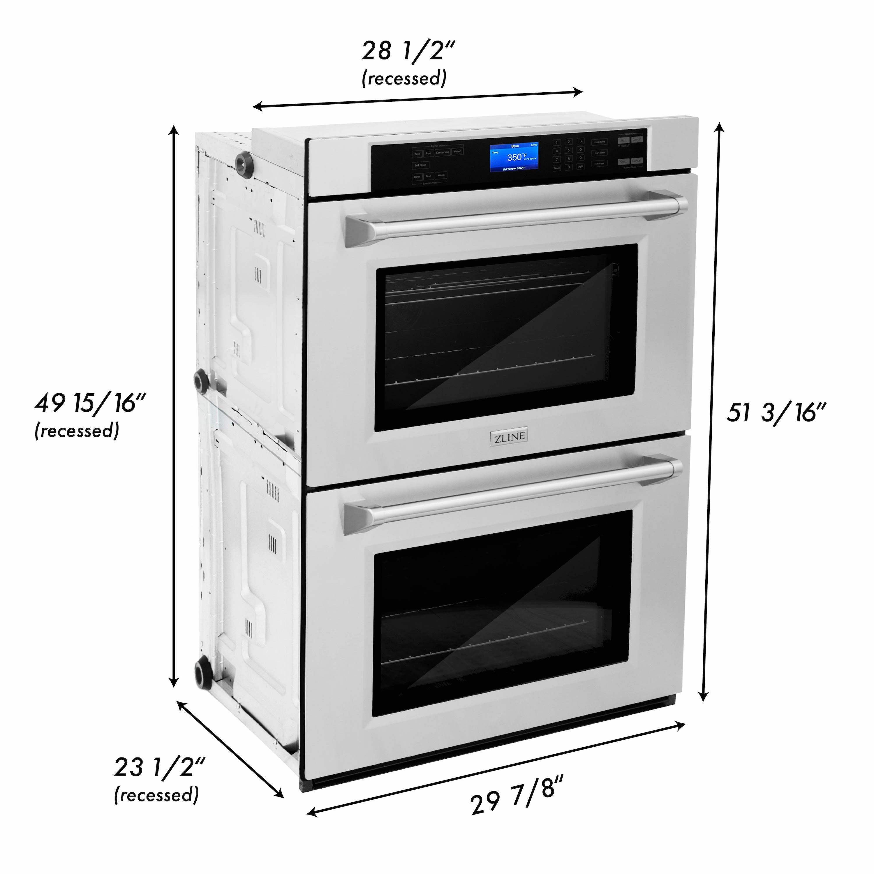 23 inch online wall oven gas