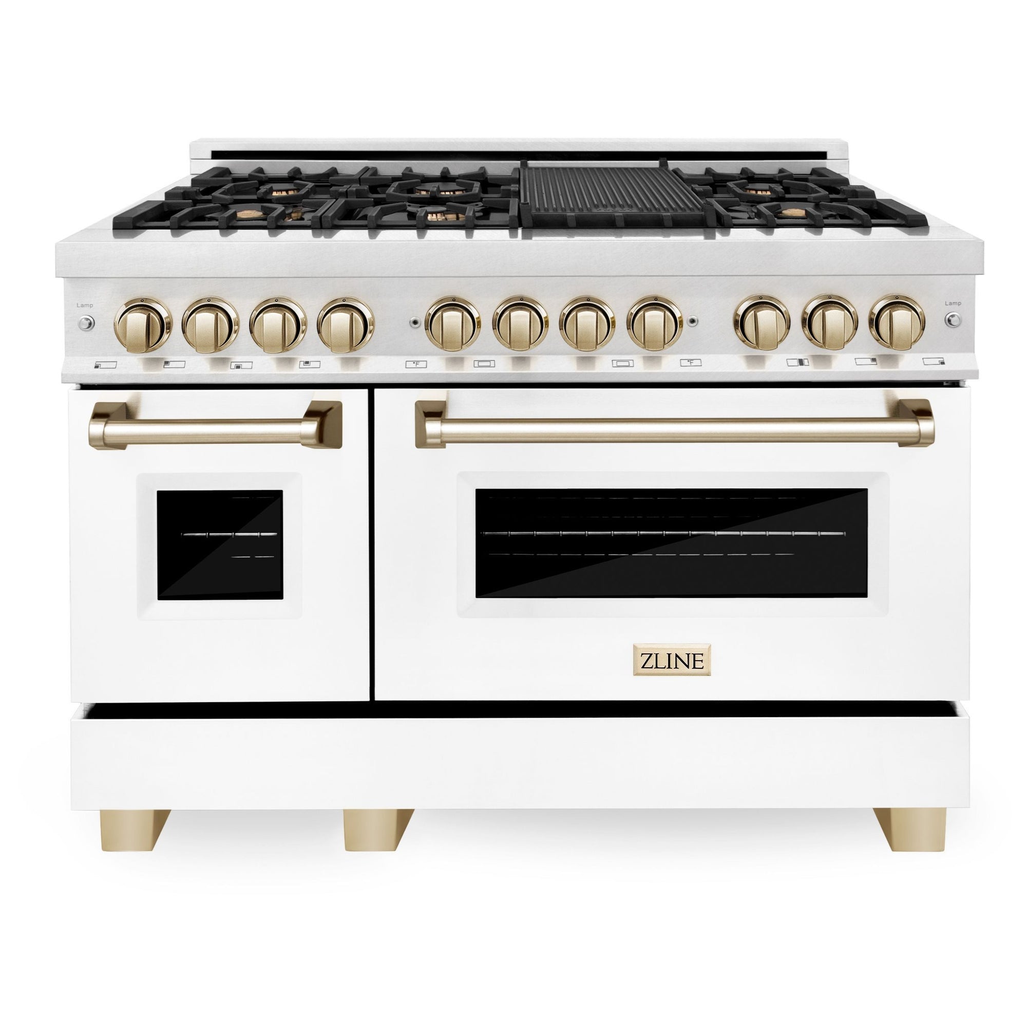 White and deals gold gas range