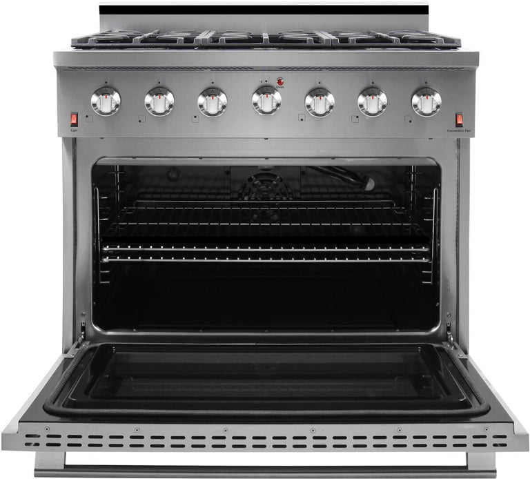 NXR 36 in. 5.5 cu.ft. Pro-Style Natural Gas Range with Convection Oven –  Premium Home Source