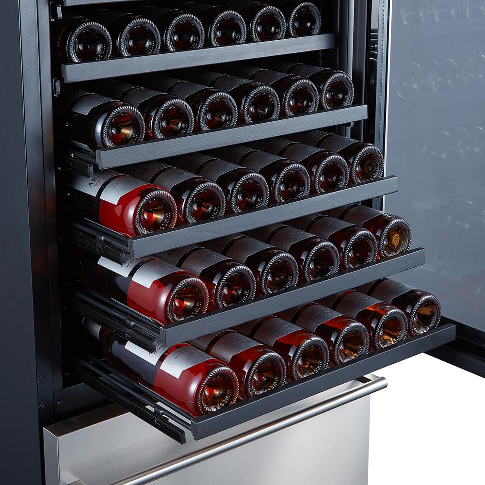 Wall mounted wine online fridge