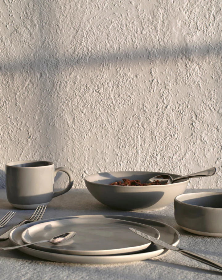 Fable Base Dinnerware Set in Dove Gray – Premium Home Source